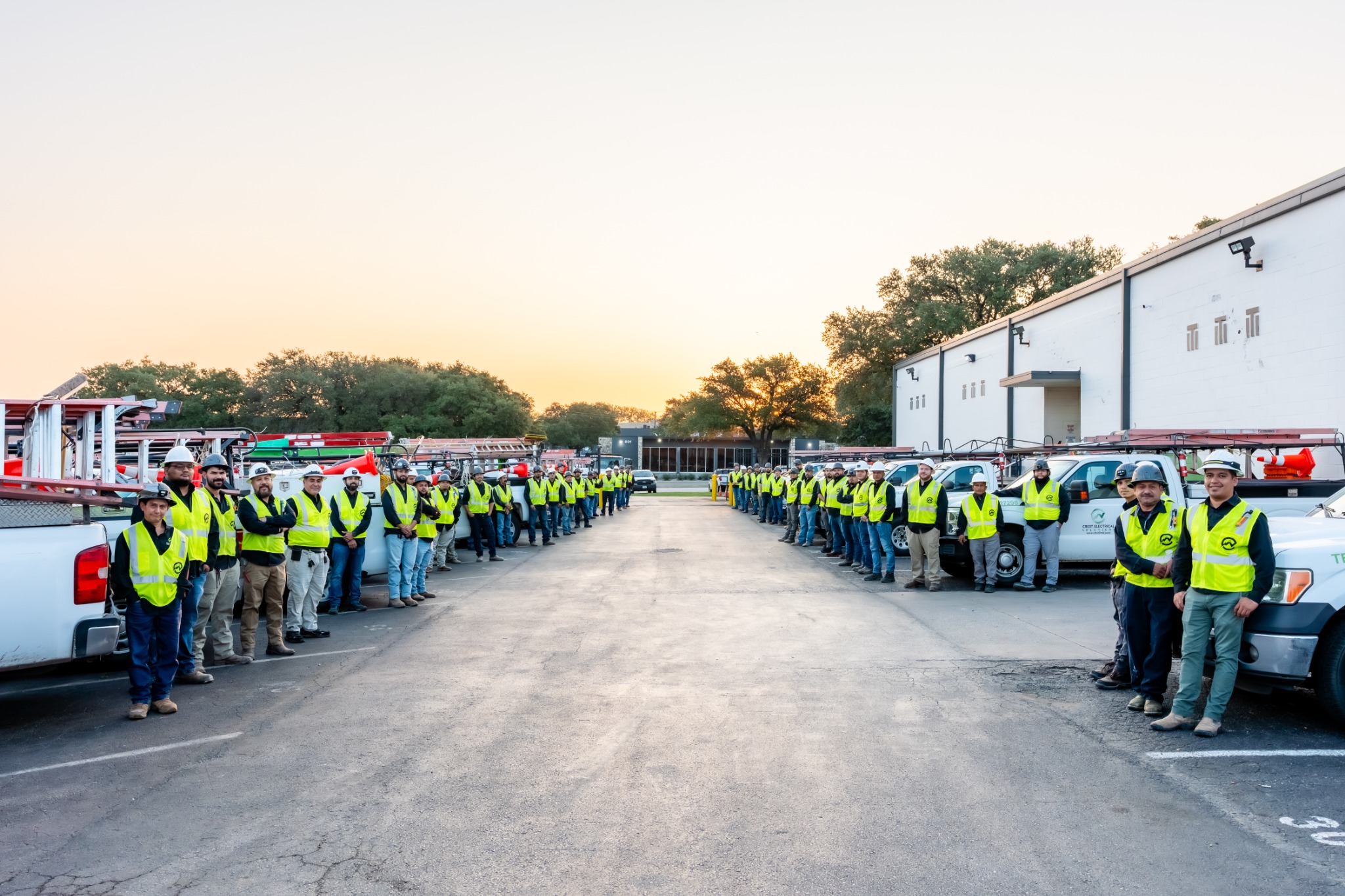 Crest Electrical / Mechanical Solutions team serving Arlington